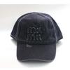 Women's Miu Hat: 2025 Spring/Summer Denim Applique Embroidery Baseball Cap - Washed, Ripped Design.