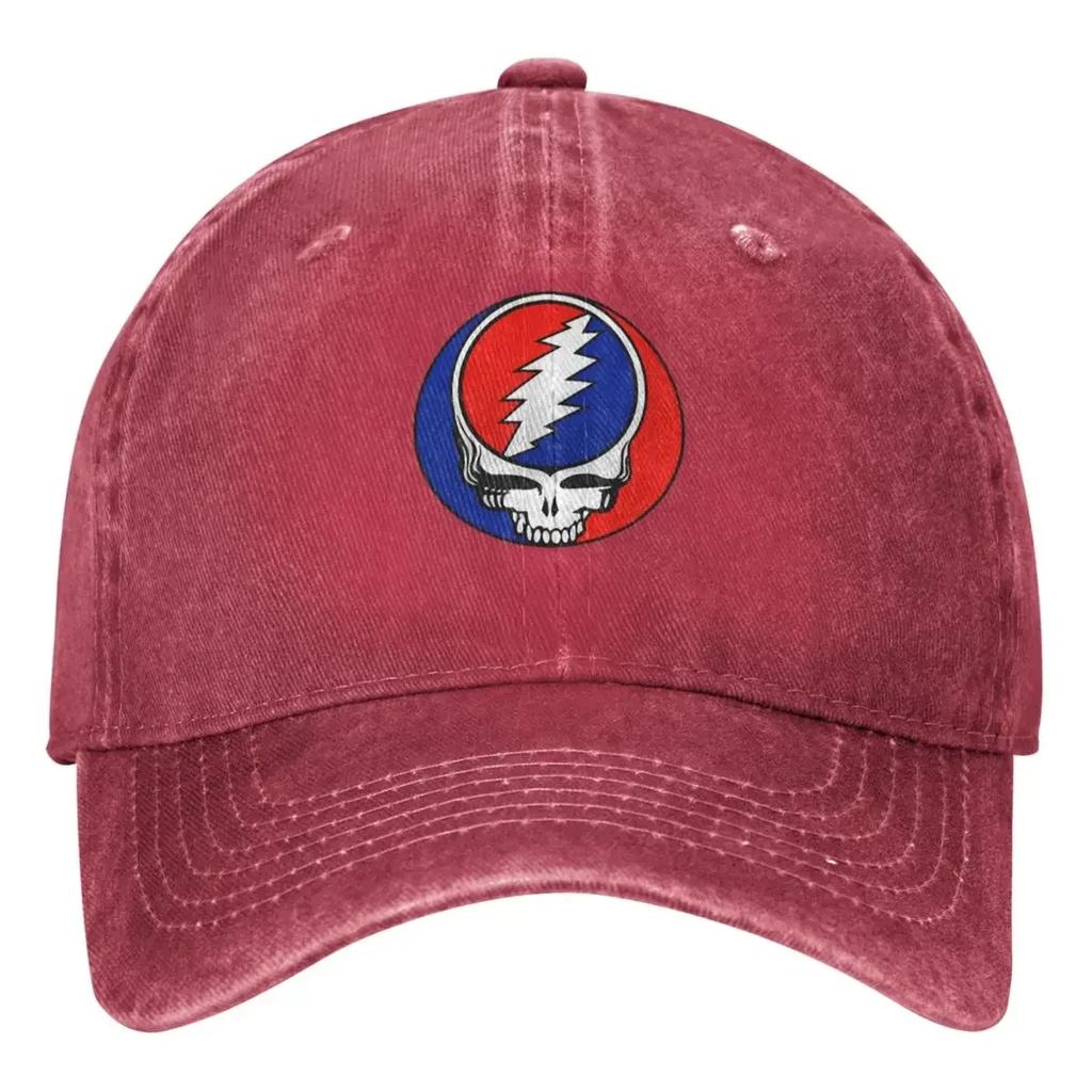 Cappellino da Baseball Lavato Band Rock Music Grata Casual Hip Hop Cappelli Estivi Unisex Adolescenti Outdoor Palestra Design Cappellini da Baseball
