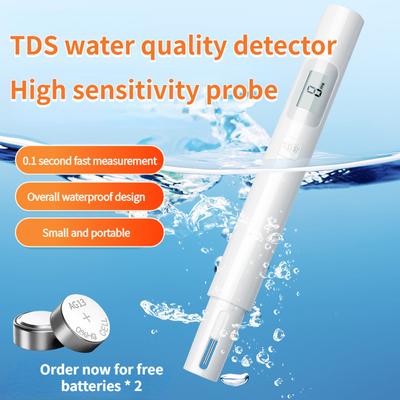 TDS Pióro do testowania jakości wody Domowy instrument testowy wysokiej precyzji Analizator wody pitnej Pióro testowe