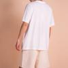 Y-3 SS22 Logo Print Solid Color Crew Neck T-Shirt Men Tops White HG6094