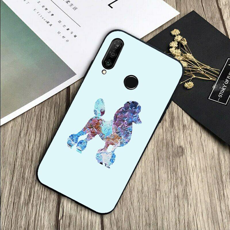 

Poodle Dog Cartoon For Huawei Nova 5T 9 10 SE 7i 8i 11i 12i Y73 Y90 Y70 Y72 Y61 Y91 P60 Pro P40 P30 Lite Case Huawei Nova 12s