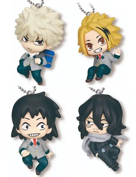 

Tomy Deformed Fig My Hero Academia Keychain 2 Set of 4 Gacha [Takara Arts] Vol. [Complete Types]