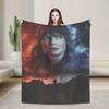 Steve The Babysitter Portrait Blanket Quality Warm Soft  Throw Blanket Winter Picnic Couch Chair Fluffy Bedspread