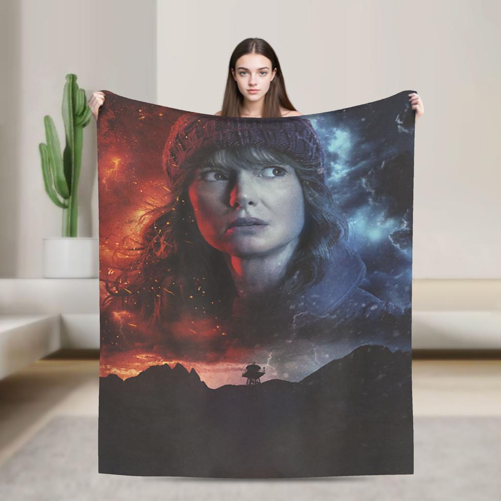 Steve The Babysitter Portrait Blanket Quality Warm Soft Throw Blanket Winter Picnic Couch Chair Fluffy Bedspread