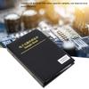 1206 Series 80 Value Capacitors Assortment Kit Electron Components Sample Book Black