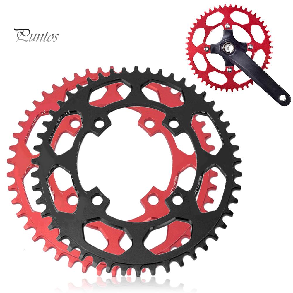 

Puntos 104BCD Узкая Широкая 44T/46T/48T Велосипедная звездочка Велоспорт Универсальная пластина шатуна