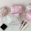 INS Star Design Makeup Bag Portable Pearlescent Travel Storage Bag Large Capacity Cosmetic Bag Daily Use