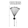 LED Solar Lamp Garden Decoration Fireworks Lamp 6LED/10LED Firefly Outdoor IP65 Waterproof Lamp Christmas Garden Decoration