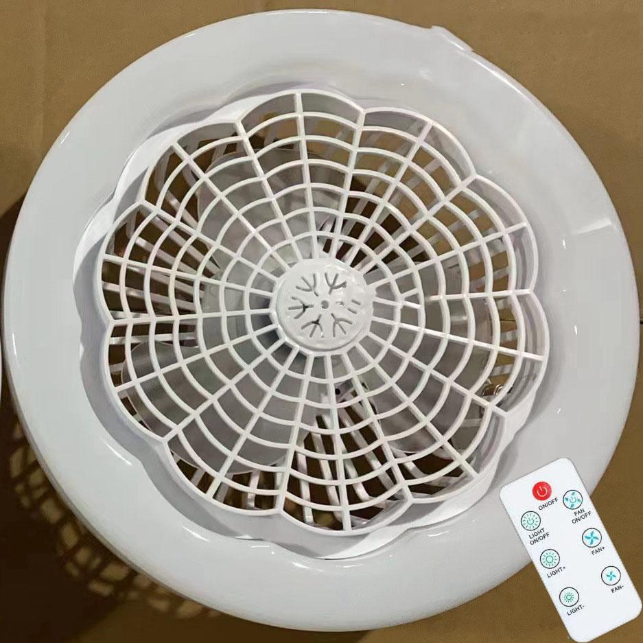 

30 Вт E27 светодиодный потолочный вентилятор с подсветкой и пультом дистанционного управления бесшумный вентилятор лампы цвета с регулировкой яркости для гостиной кухни AC 85-265 В