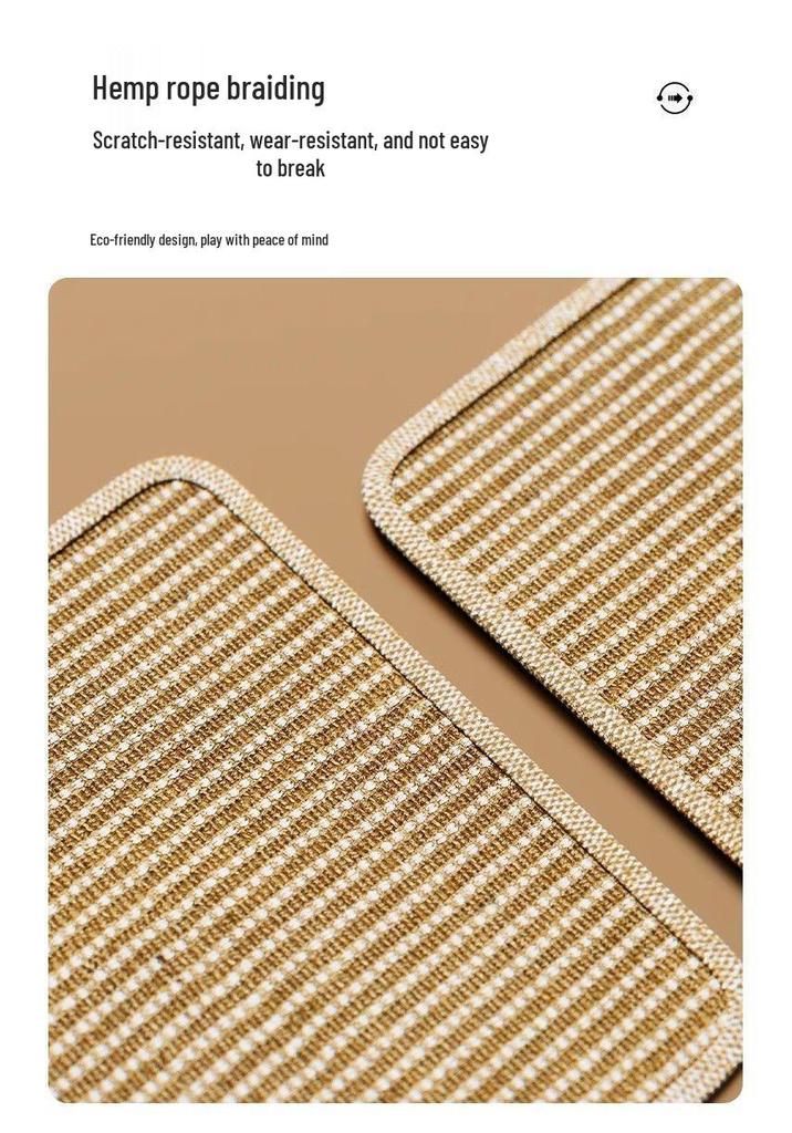 Durable Sisal Cat Scratching Post & Cardboard Paw Board - Non-Shedding, Vertical, Anti-Scratch Sofa & Nail Sharpening Cat Supplies