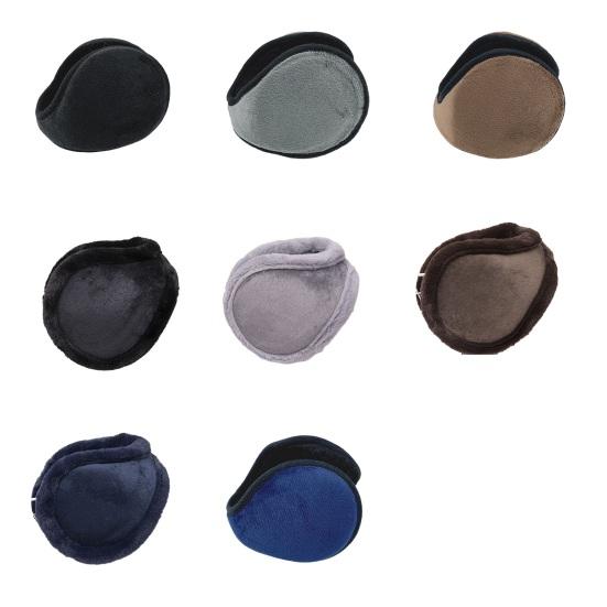 Winter Earmuffs Dual-Color Soft Fleece Lined Warm Ear Muffs Cold Weather Adjustable Headband Earmuffs