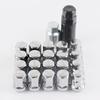 RAYS 17HEX Anti-Theft Security Steel Car Wheel Rims Lock Lug Nuts Closed End Nut 20pcs/set
