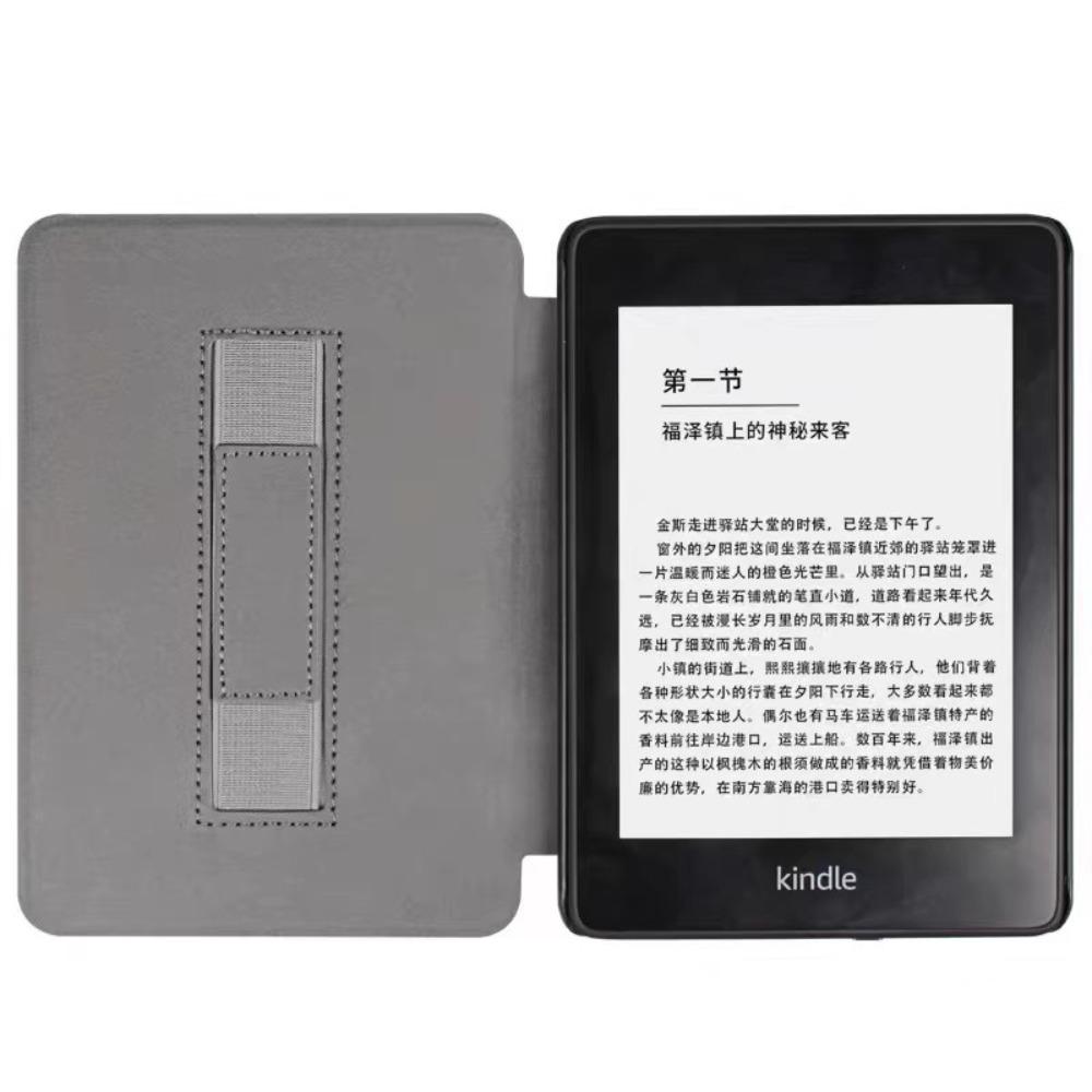 Kindle Case 2024 for Amazon Kindle 658 Youth Edition KPW6 Fabric Cover with Hand Strap Protective Shell