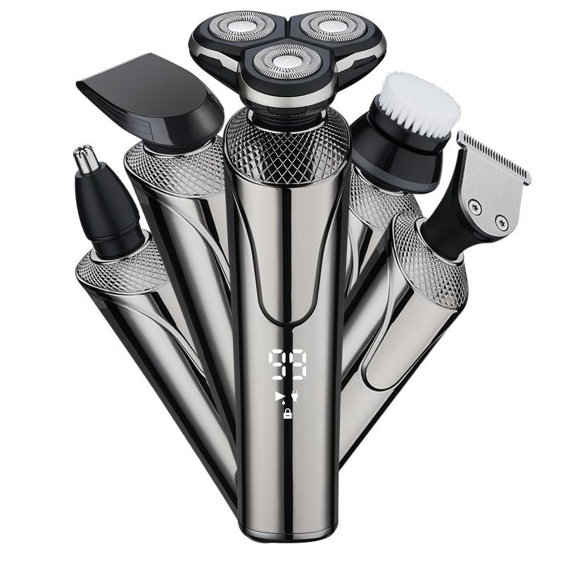 Electric Shaver Intelligent High-power LCD Display Beard Trimmer Rechargeable Facial Hair Trimmer