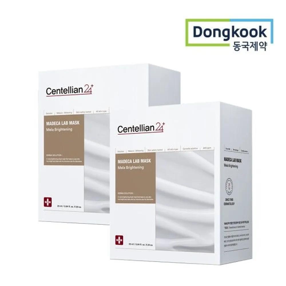 [CENTELLIAN24] Madeca Lab Mela Brightening Mask 20 Sheets x 2