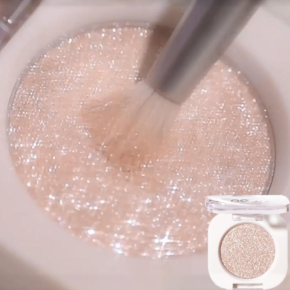 Monochrome Glitter Champagne Eyeshadow Diamond Waterproof Matte Eyeshadow Palette Pearlescent Glitter Shiny Eyes Makeup Cosmetic