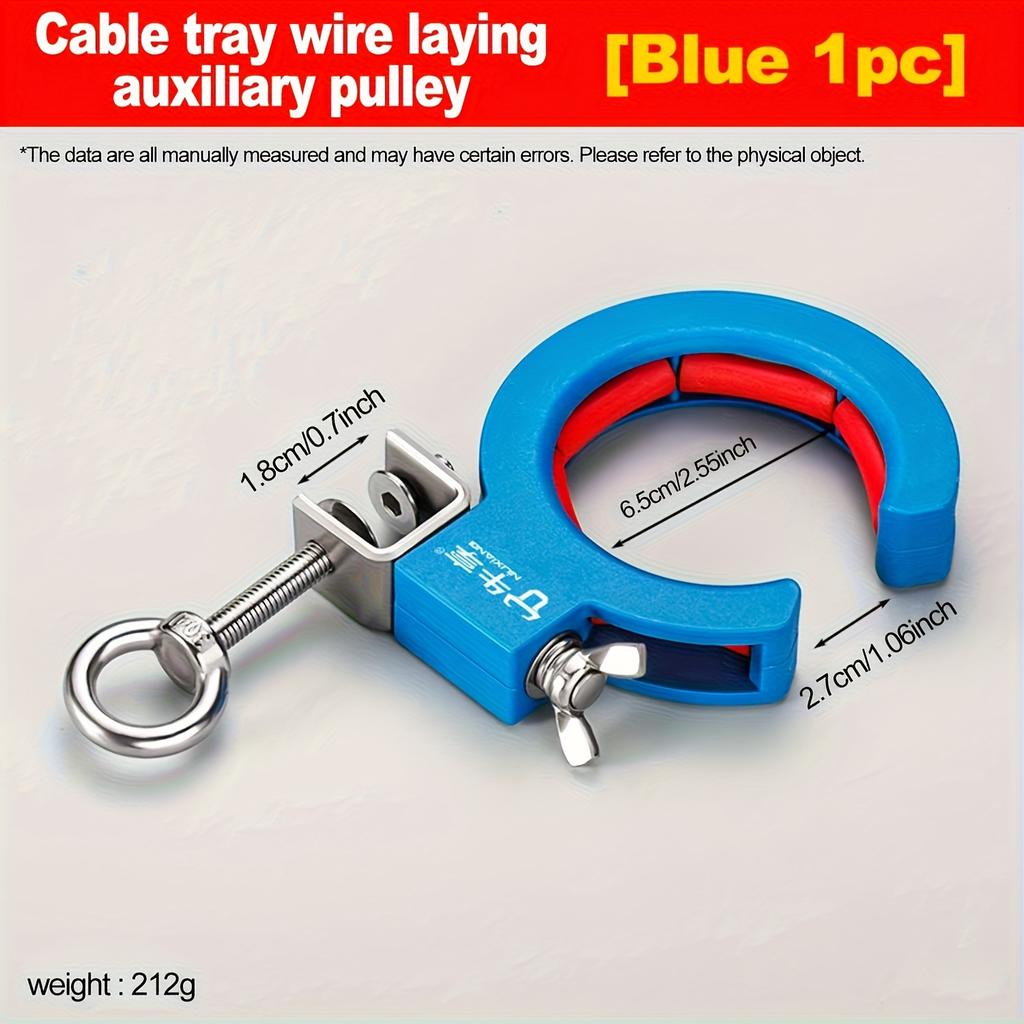 65mm Bridge Pay-off Auxiliary Pulley | Time-Saving & Labor-Saving, Heavy-Duty Metal Construction with Thick Bottom