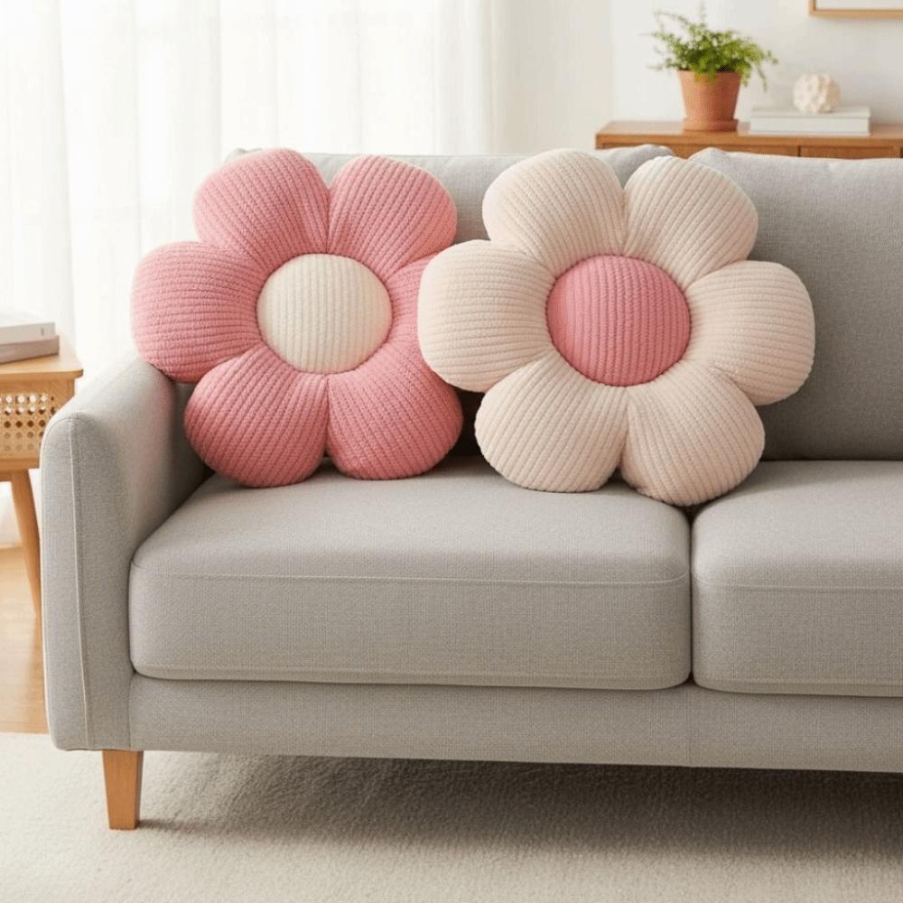 Decorative 40CM Flower Shape Cushion PP Cotton Stuffed Soft Flower Pillow Thicken Cartoon Chair Mat Gifts