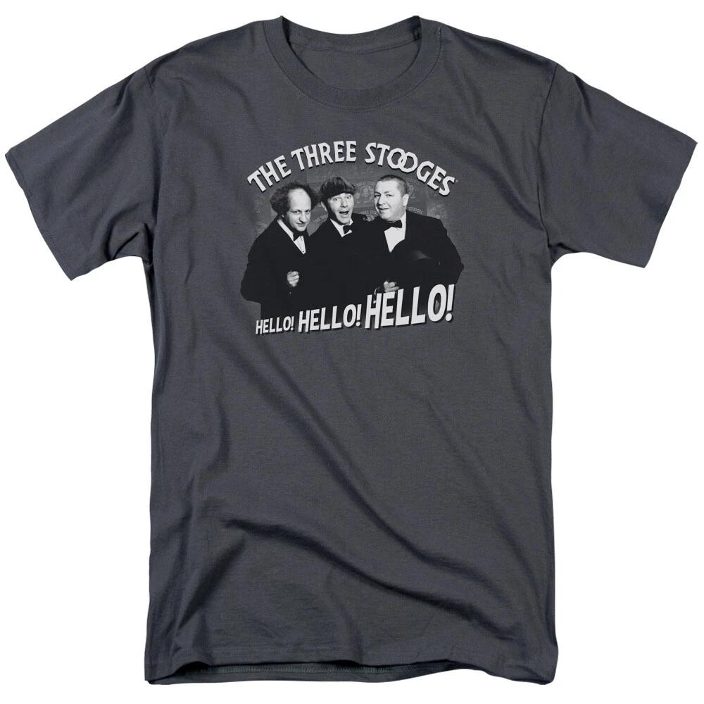 

The Three Stooges Hello Again T-Shirt Men s Graphic Tee S-5XL Licensed 4XL