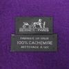 Excellent HERMES Stall purple cashmere Women Used