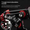 BENGGUO Bicycle Motorcycle Phone Mount 360-Degree Rotation Adjustable Handlebar Holder Aluminum Alloy Anti Shake