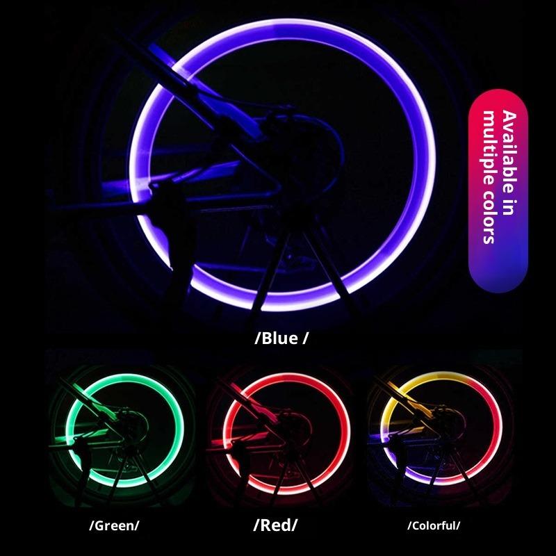 

Автомобильное красочное колесо Hot Wheel Интеллектуальный двойной датчик Свет шины Крутой свет ступицы колеса Свет арки колеса Свет на ниппель Горящий свет колеса зелёный