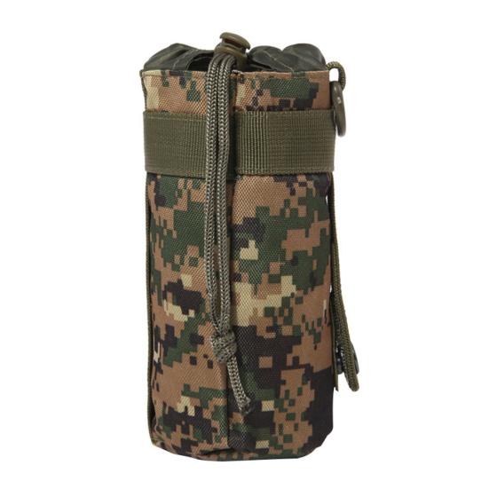 Outdoor Portable Tactical Military Hiking Water Bottle Kettle Bag Pouch Holder
