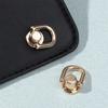 Rings Rivets for Leather Purse Stud Screw Metal Ring Studs Rivets for Wallet Strap Accessories Leather Purse Hardware
