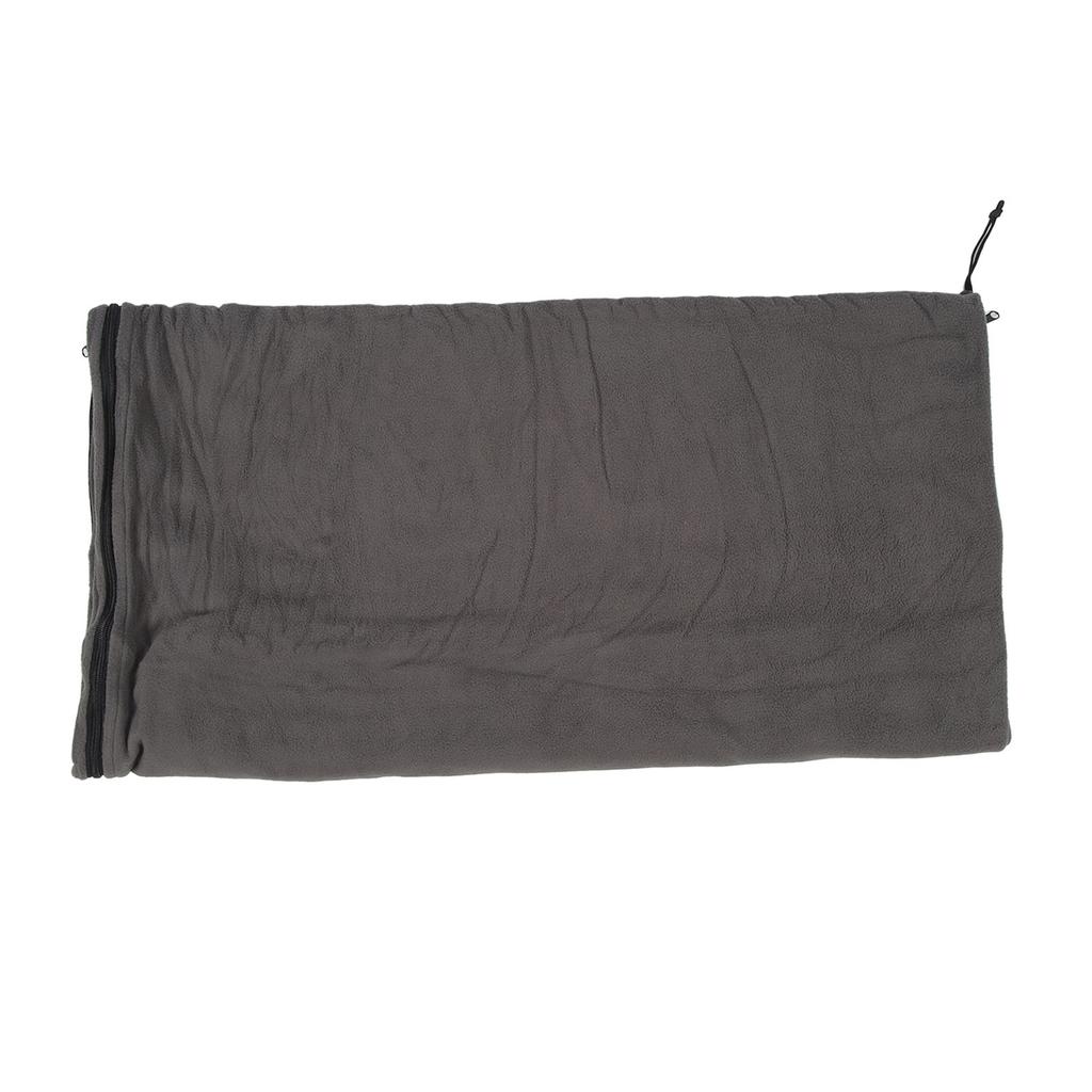 Fleece Sleeping Bag Foldable Sleeping Liner Portable Fleece Zippered Sleeping Bag Liners for