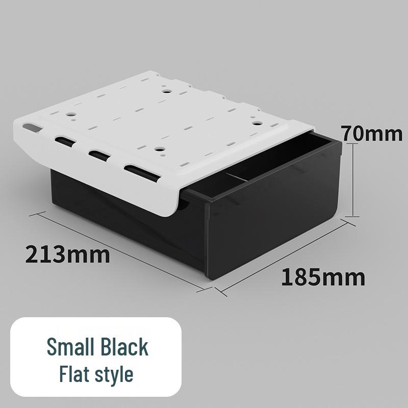 Invisible Under-Desk Storage Drawer for Office Workstation
