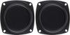 GANPUB 2pcs 3" Low Frequency Loudspeaker Diaphragm Guitar Speaker Accessory Woofer Radiator Base Passive Speaker