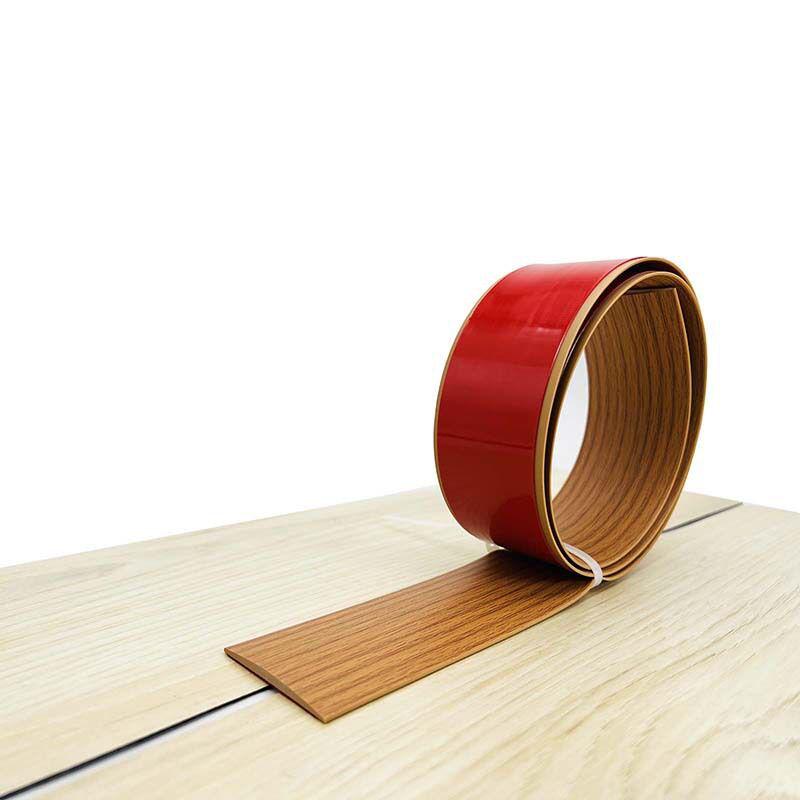 Threshold Strip, Flat Buckle: Wood Floor Finishing & Seam Edge Decorative, Glue-Free, Self-Adhesive Separator for Doorways.