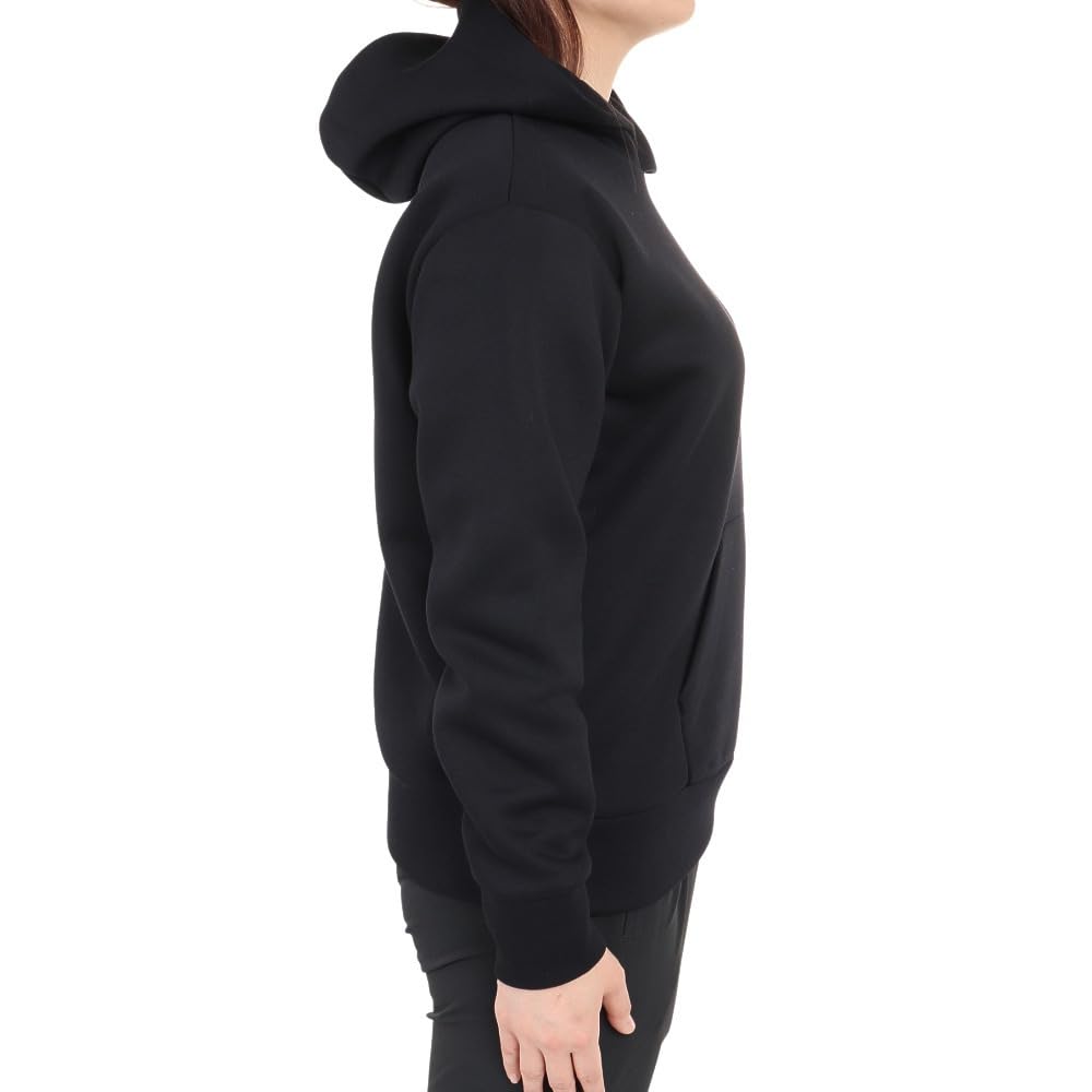 The North Face Tech Air Sweat Wide Hoodie for L Women, Stretch, Anti-Static Care, FW23, Black,