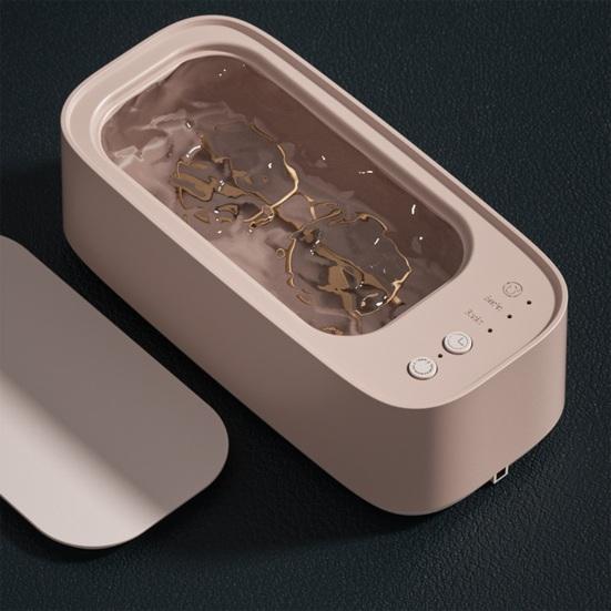 Ultrazvukový čistič Bezdrátový 3 režimy Vysokofrekvenční Vibrace Nízká hlučnost Multifunkční USB dobíjecí šperky Brýle Hodinky Ultrazvukový čistič
