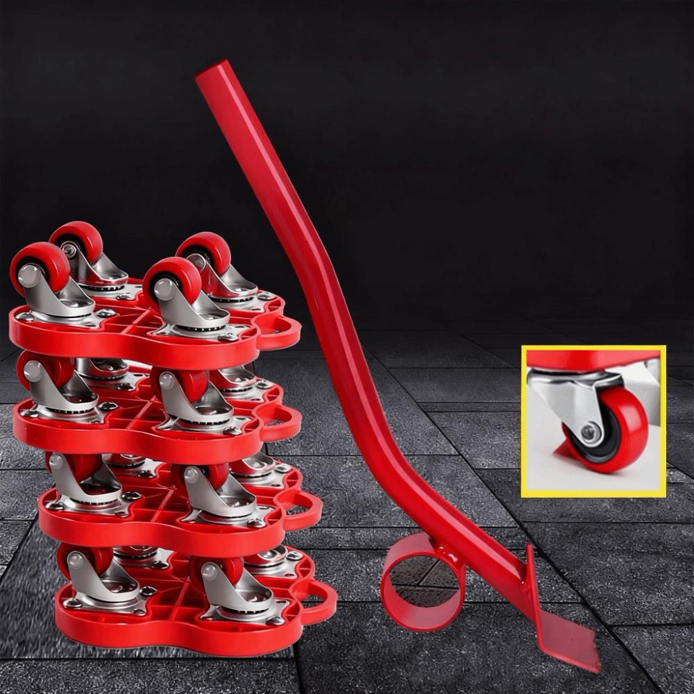 Labor-Saving Furniture Move Roller Thickening Non-slip Heavy Duty Furniture Lifter Rubber Wheels Silent Furniture Transport Tool