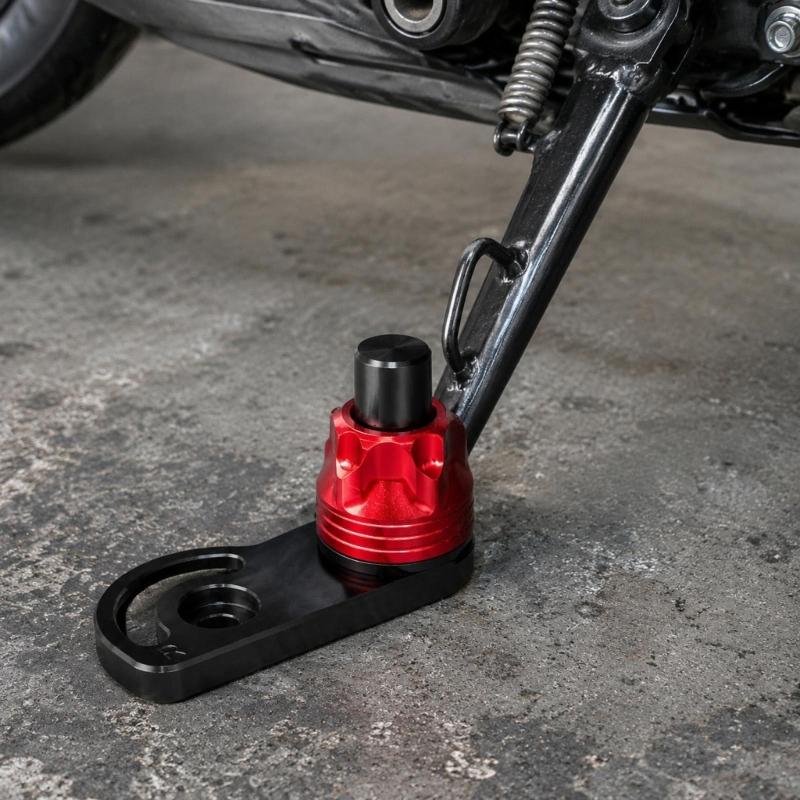 Motorcycle Brake Lever Parking Assist for 125 155 Use, Brake Support Kit with Aluminum Body for Slope Stops Daily Use