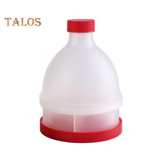 Proteinpulverbecher, Pillendose, 70 ml, auslaufsicherer Proteinpulverbehälter, Trichterdesign, tragbarer Ergänzungsbecher für Workout und Reisen