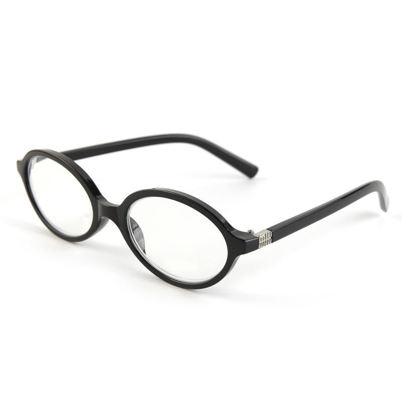 New oval frame retro reading glasses female nerd high definition anti blue light reading glasses male