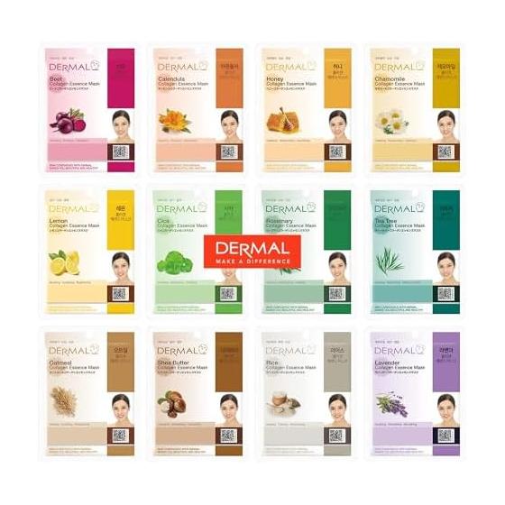 [Shea Butter 100 Pieces] Sheet Mask Shea Butter 100 Pieces Dermal Face Pack