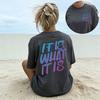 Funny Slogan I'm Not Perfect I'm Limited Edition T Shirt Women's Casual Aesthetic Letter Print Tee Crew Neck Short Sleeve Tops