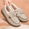 Cloth Shoes, Women's Cotton Shoes, Fleece and Thickened Warm Shoes, Flat Feet, Loafers