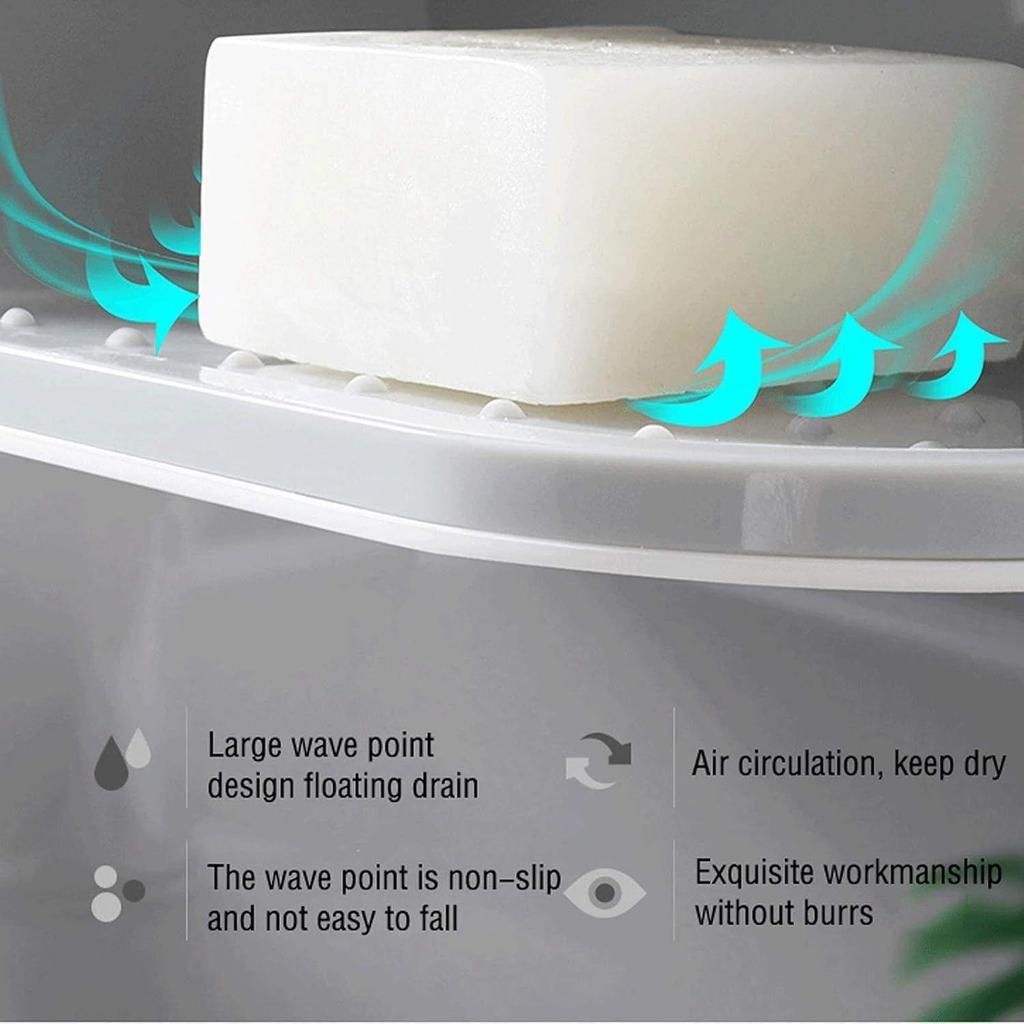 Držáky na zubní kartáčky do koupelny(Balení po 2), Plastový samolepicí držák na zubní kartáčky, zubní pastu, holicí strojek, nástěnný