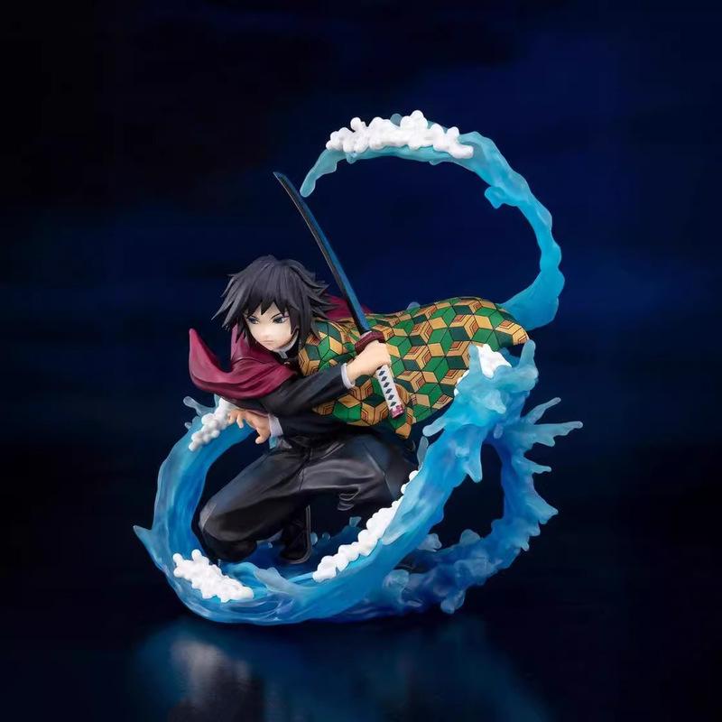 Anime Giyu Tomioka Water Breathing Zero Authentic Boxed Figure Desktop Decoration Collectible Model Collectible Figurine Gift