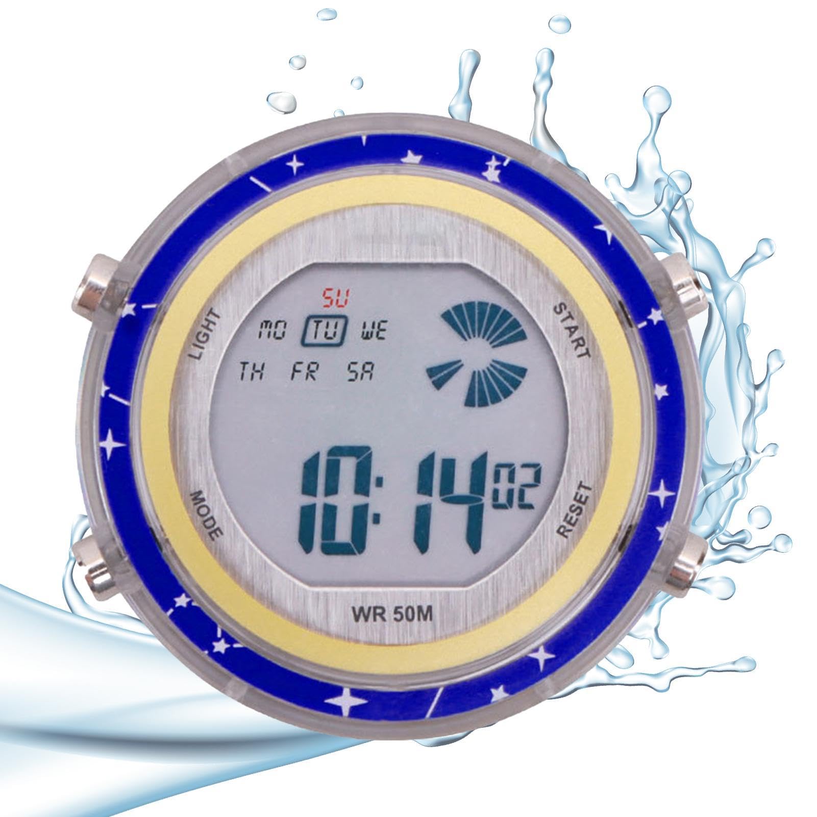 

Цифровые часы для мотоцикла, Автомобильные часы, Часы с подсветкой, Многофункциональные, Защита от дождя, Портативные, Маленький мотоцикл Please refer to the description синий