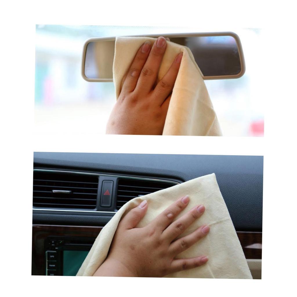 VICASKY Wischtücher, 2 Autotücher, Brillen, Handtücher, Reinigungstücher, Frotteehandtücher, Zur Reinigung, Chamois