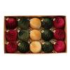 15PC Christmas Balls 8cm Star Velvet Balls Christmas Decorations