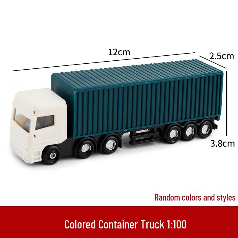 Multiscale DIY Colorful Plastic Model Cars for Sand Table
