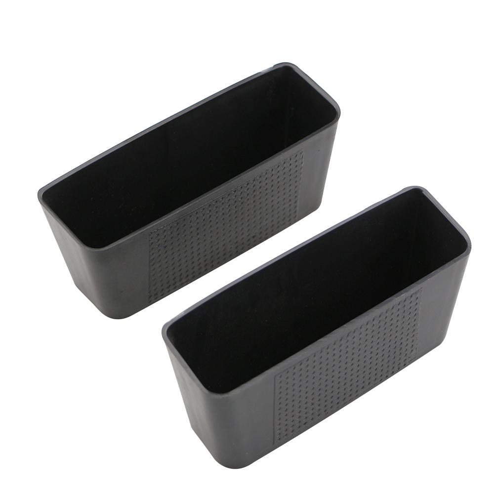 

2 шт. АБС Пластик Ручка задней двери автомобиля Перчаточный ящик Подлокотник Контейнер Ящик для хранения для Ford Focus 3 MK3 2012 - 2018 Аксессуары чёрный