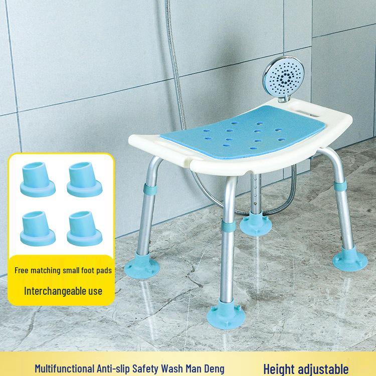 Rutschfester Aluminium-Bade-/Duschhocker für ältere Menschen & Schwangere