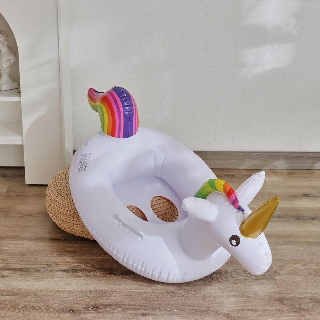 Flamingo Unicorn Inflatable Swim Ring-Eco-Friendly PVC Material for Children 1-5 Years Old Water Sport Use